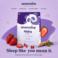Nidra Sleep Gummies (Natural Sleep Support )– with Melatonin, Ashwagandha & Adaptogens